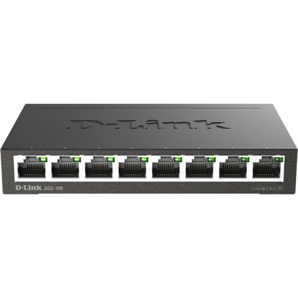 Switch 8 ports Gigabit – Métallique DGS-108